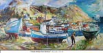 Clouds Roll by Petty Harbour, Oil on Canvas